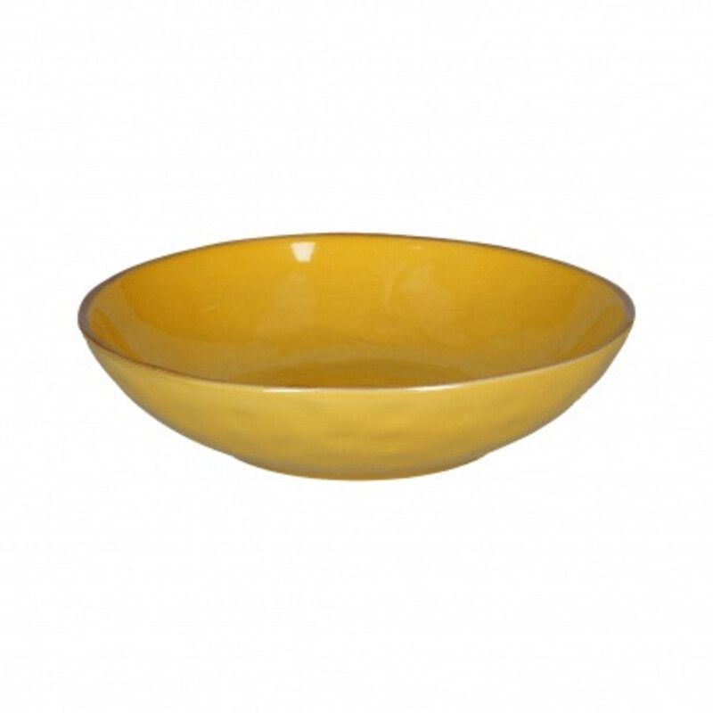 Soup Plate 21cm diameter - Yellow Ochre
