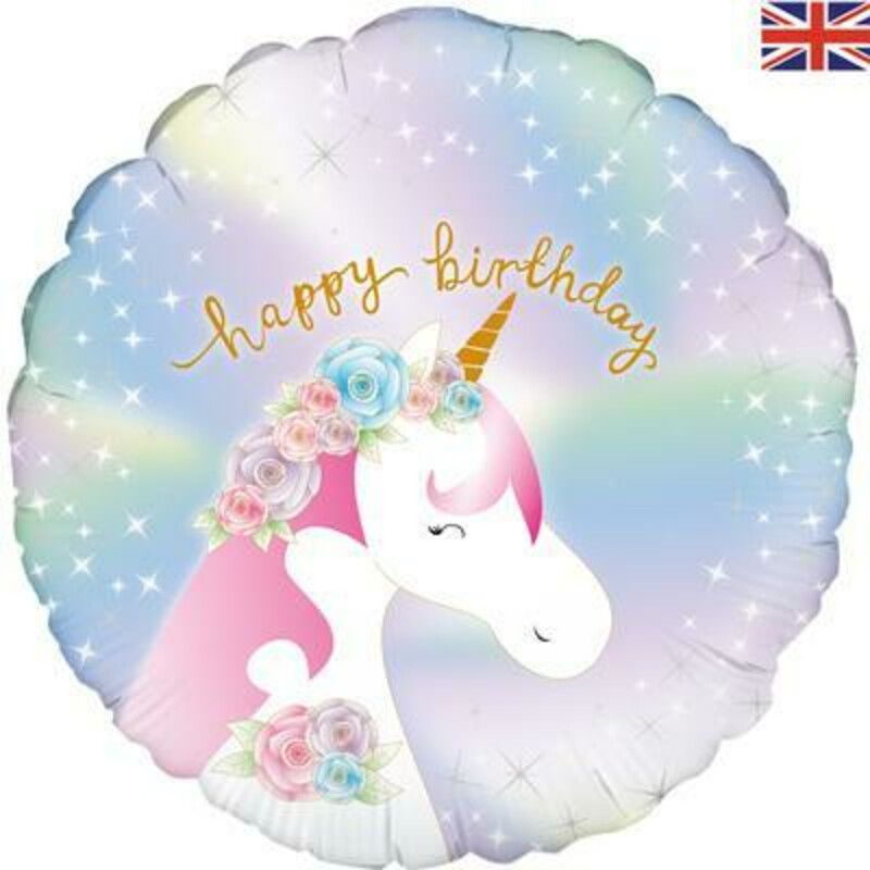 Unicorn balloon and weight or display
