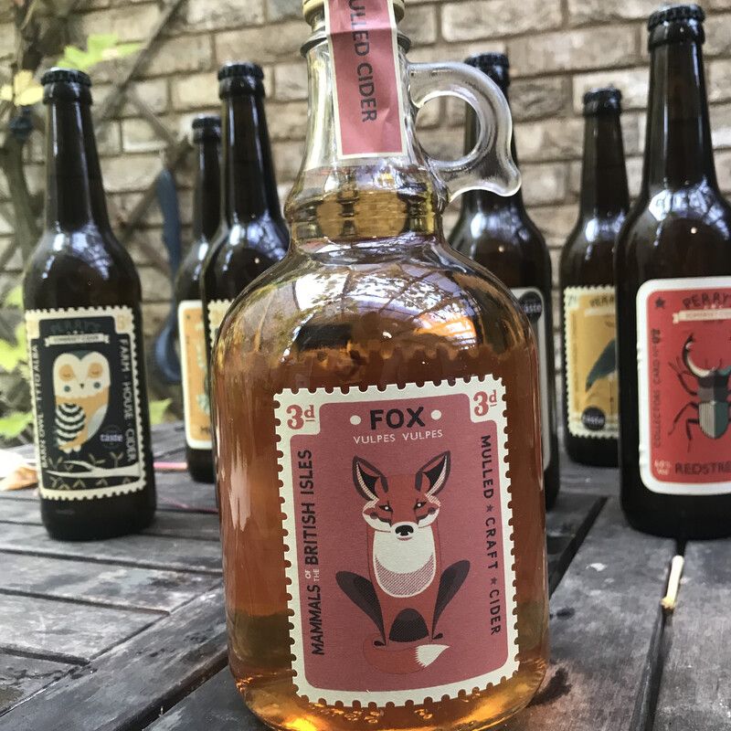 Perry's Fox (Mulled Cider 1 litre Flagon 4%