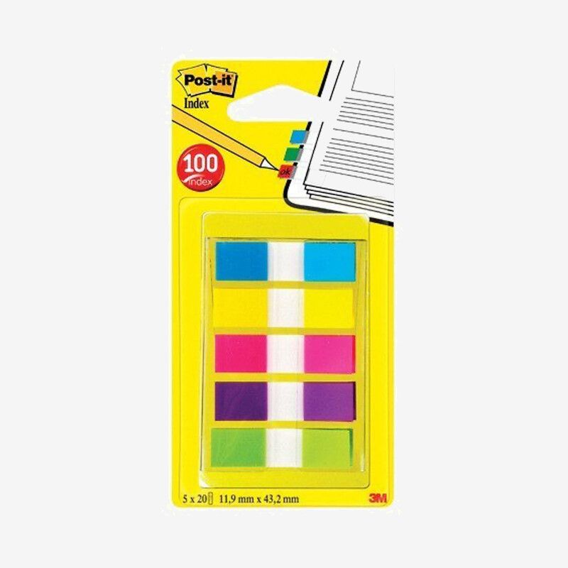 Post-It Index Small Flags Portable Assorted