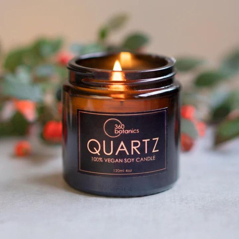 Quartz - Dusky Rose Soy Candle