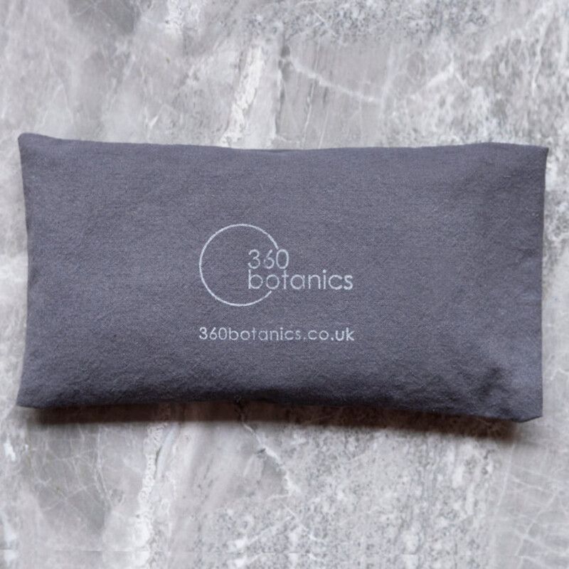 Eye Pillow - Weighted with Flaxseeds, 100% Cotton Washable Cover