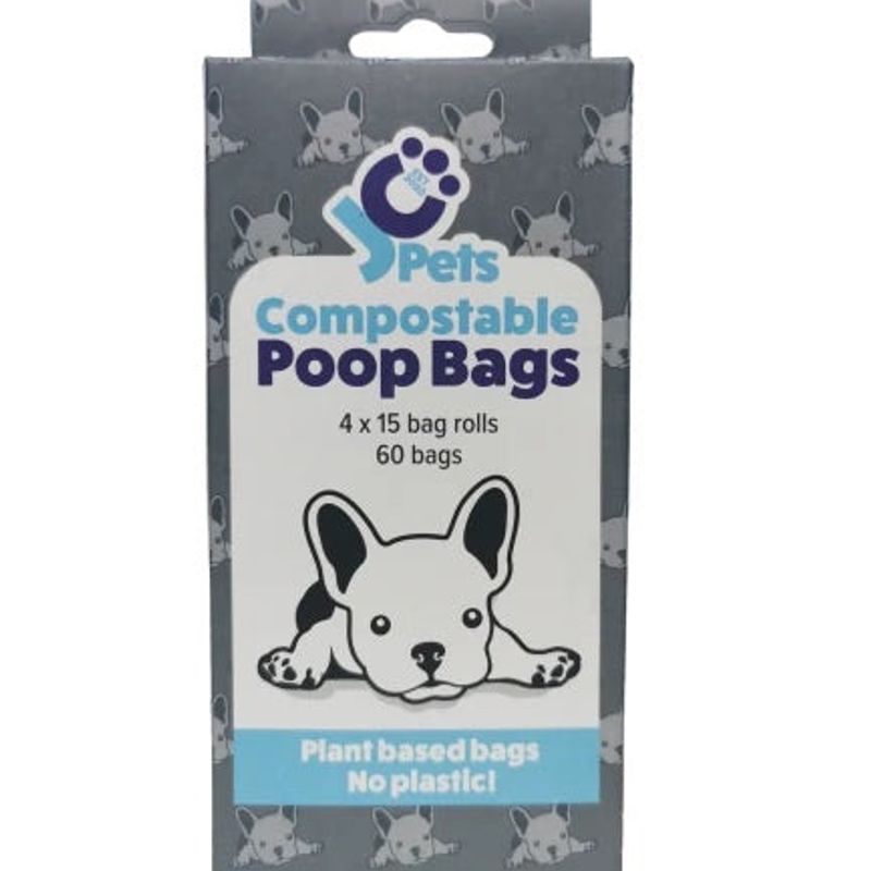 Compostable Poo Bags 60 Bags