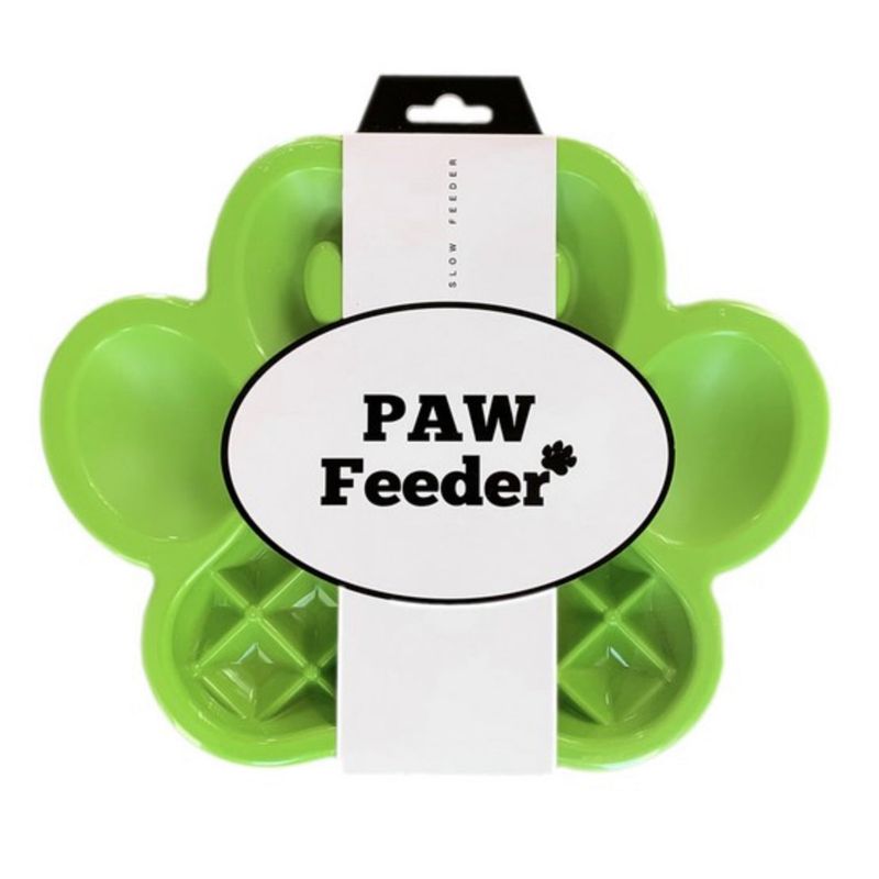 PAW Slow Feeder activity bowl Green