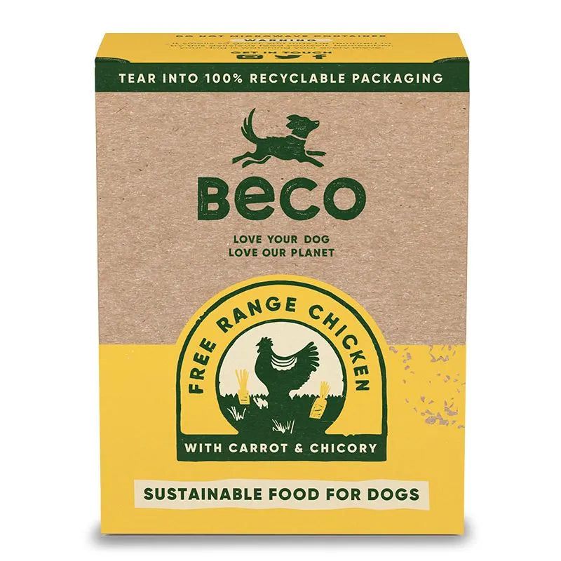 Wet Dog Food - Free Range Chicken with Carrots & Green Beans