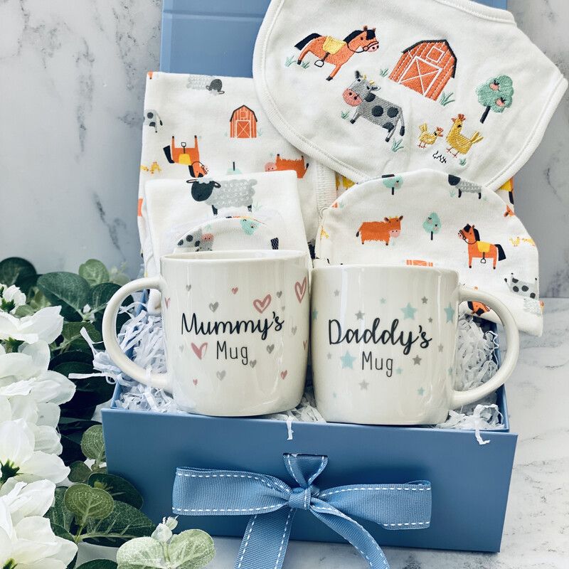 New Parents & Baby Gift Box - White Farm Original