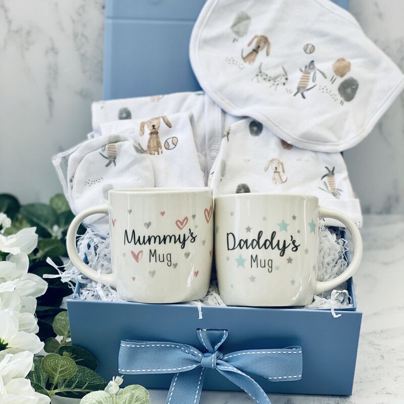 New Parents & Baby Gift Box - White Dog Original