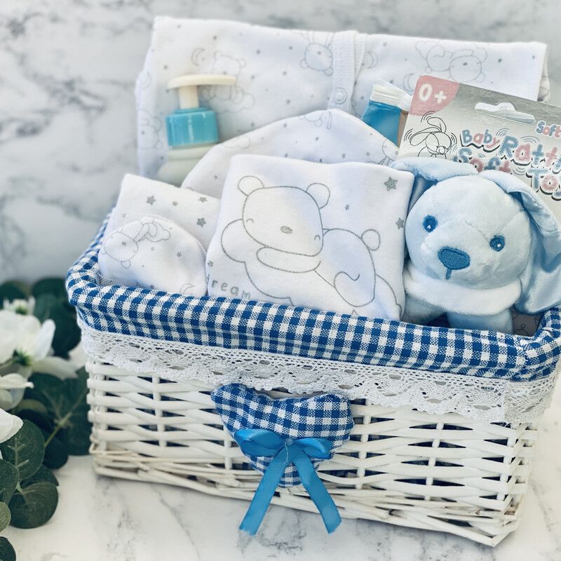 New Baby Boy Gift Hamper - Original White Bear