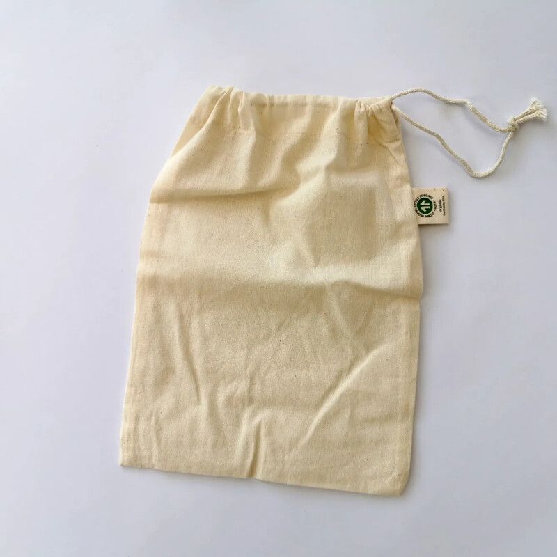 Small Organic Cotton Reusable Produce Bag