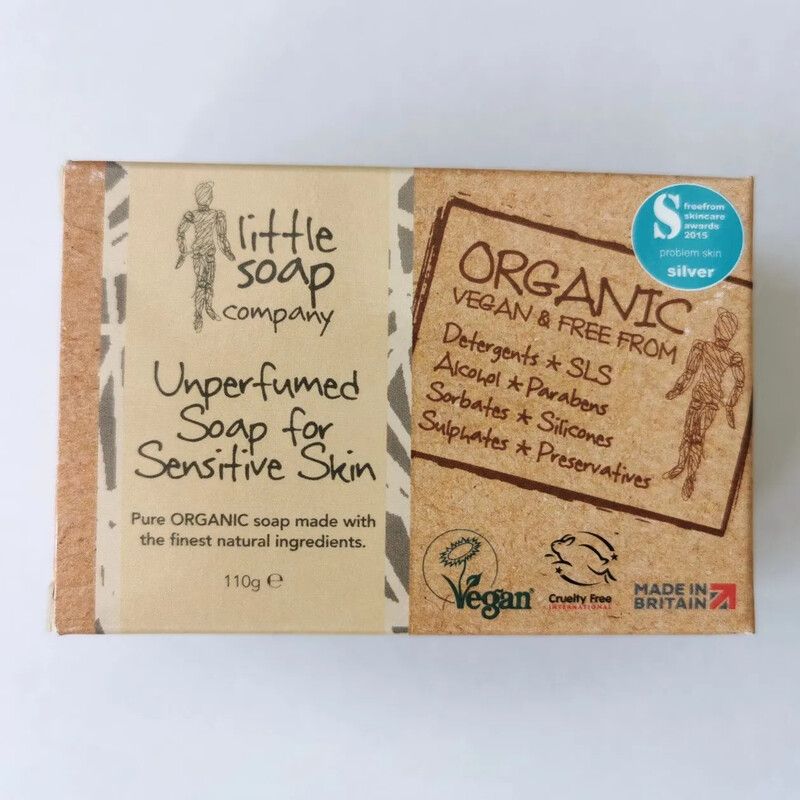 Little Soap Company Organic Unperfumed Soap Bar For Sensitive Skin