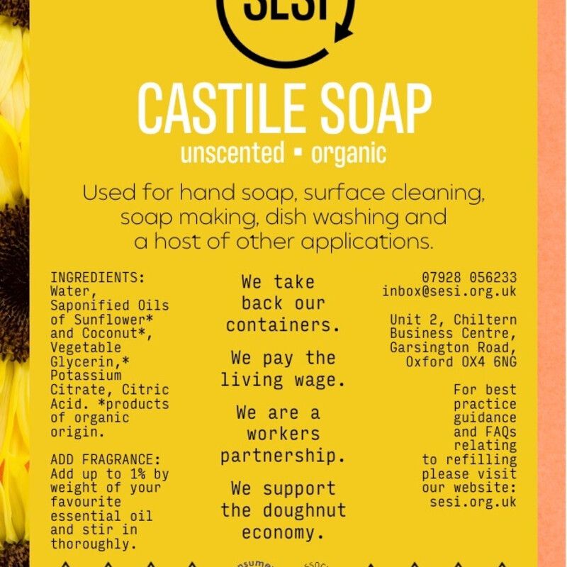 SESI Organic Castile Soap Refill