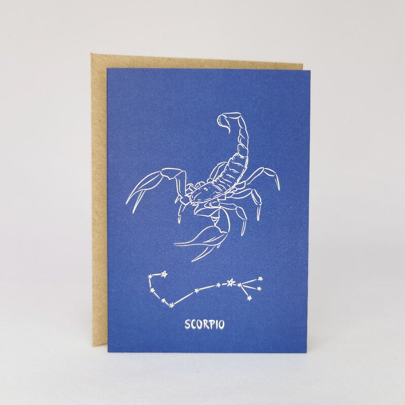 Jessica Illustrates Celestial Card A7 Scorpio