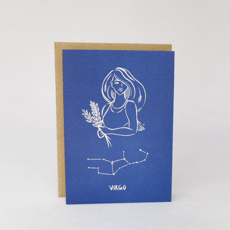 Jessica Illustrates Celestial Card A7 Virgo