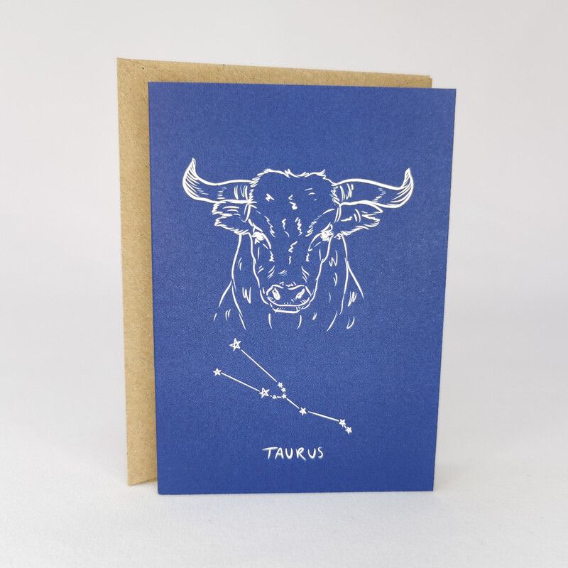Jessica Illustrates Celestial Card A7 Taurus