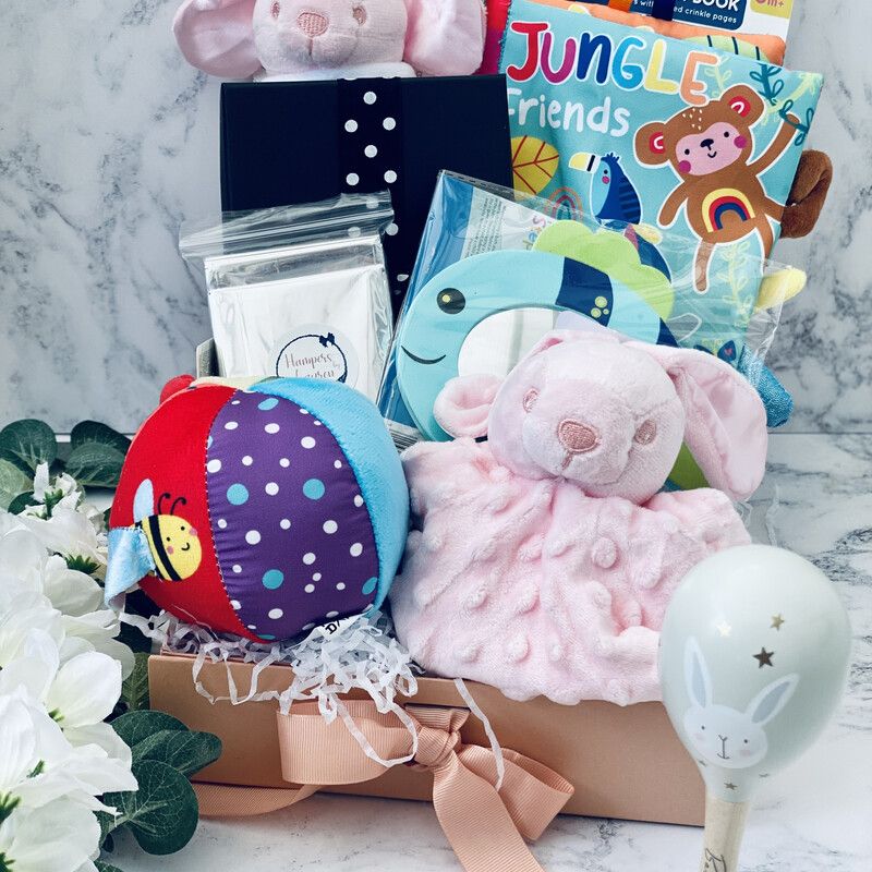 New Baby Girl's First Toys Gift Hamper