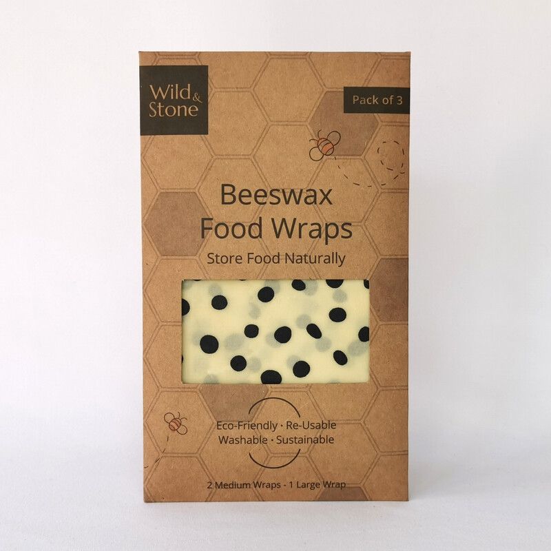 Wild and Stone Beeswax Wraps 3 Pack