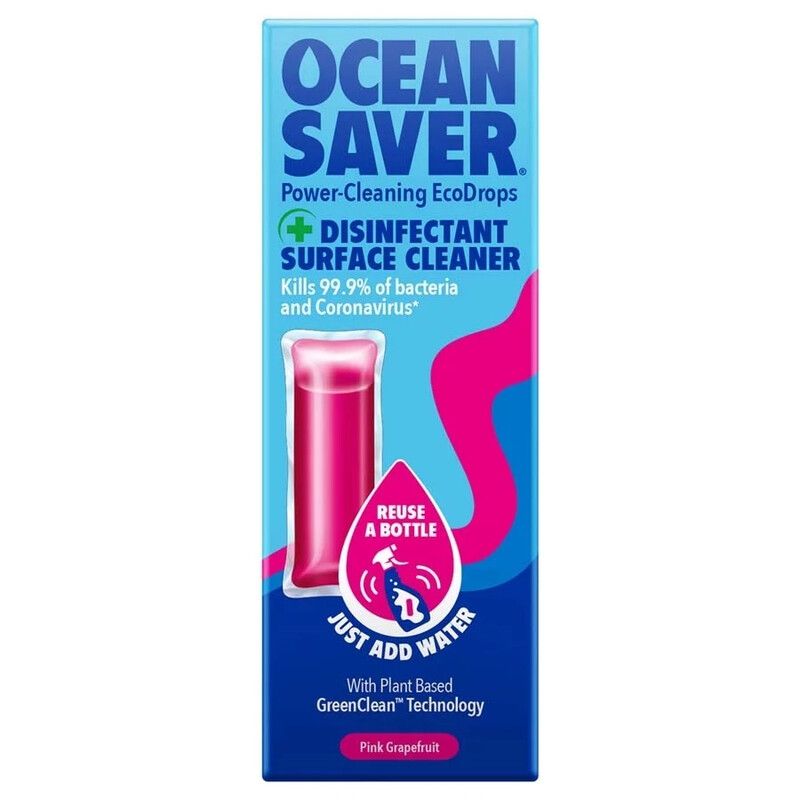 OceanSaver Disinfectant Surface Cleaner Refill – Pink Grapefruit