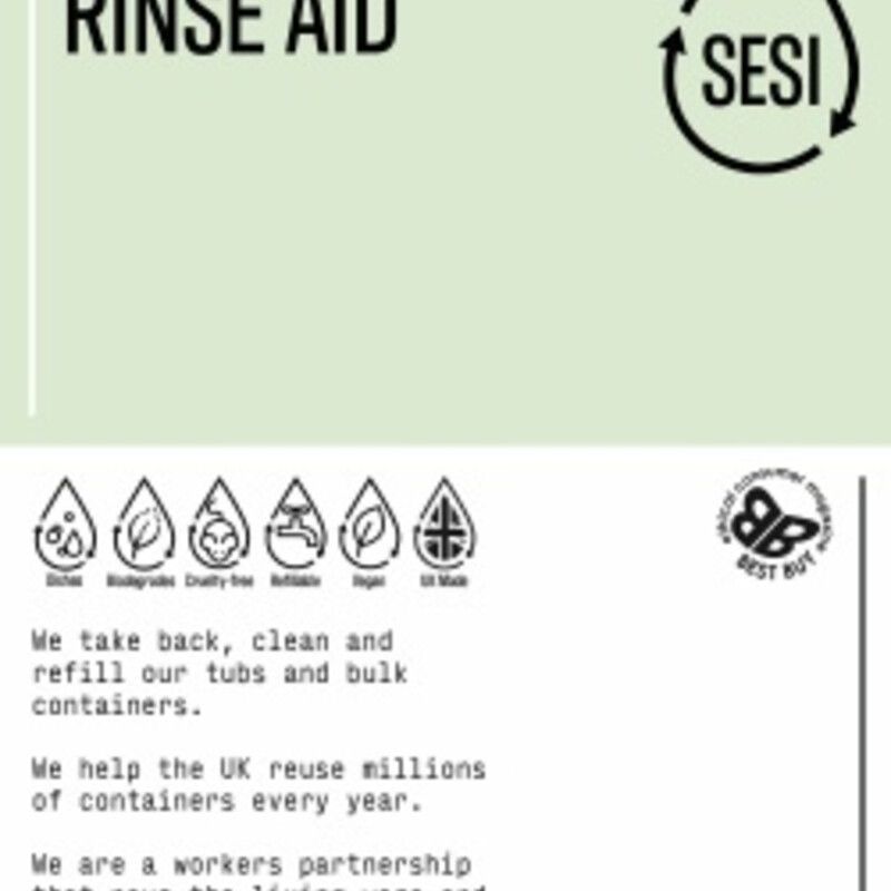 SESI Hard Water Rinse Aid