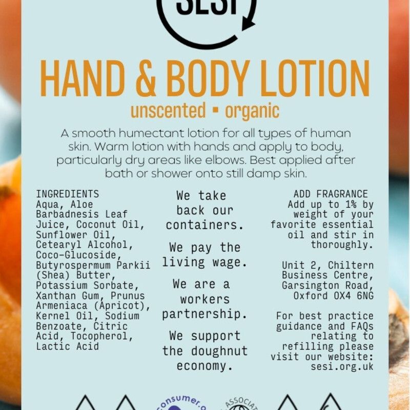 SESI Hand & Body Lotion Refill (Organic)