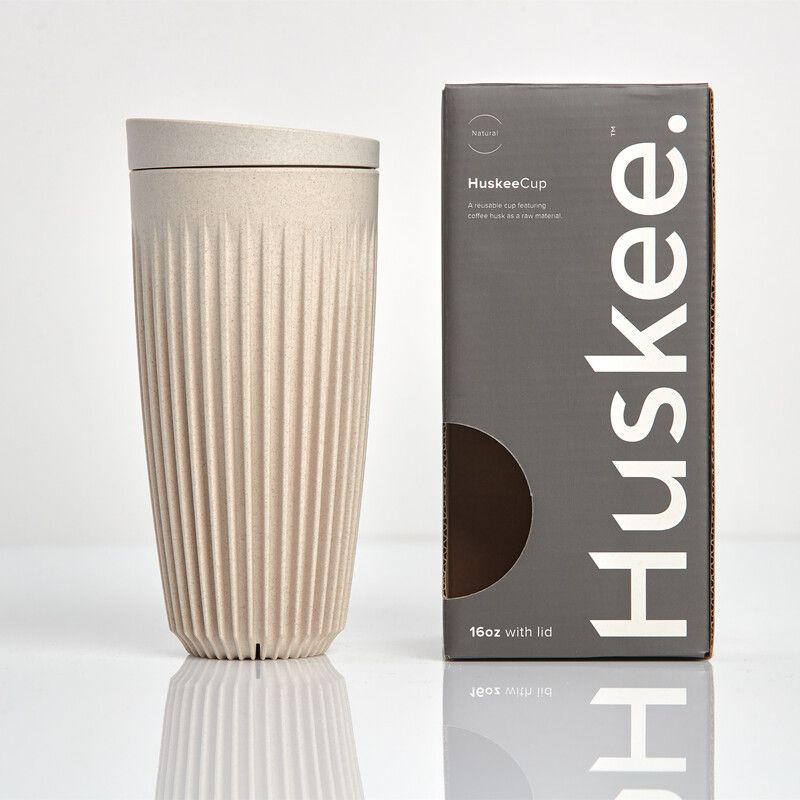HuskeeCup 16oz Travel Cup – Natural