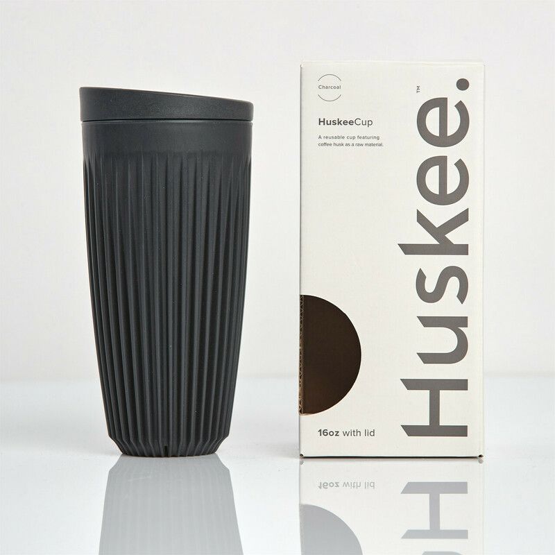 HuskeeCup 16oz Travel Cup – Charcoal