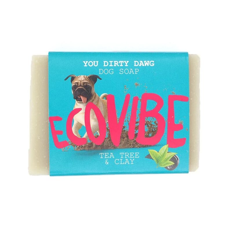 EcoVibe YOUDIRTYDAWG Dog Soap Bar - Tea Tree and Clay