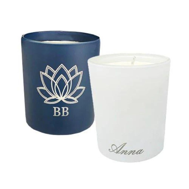 Monogrammed Scented Candles 