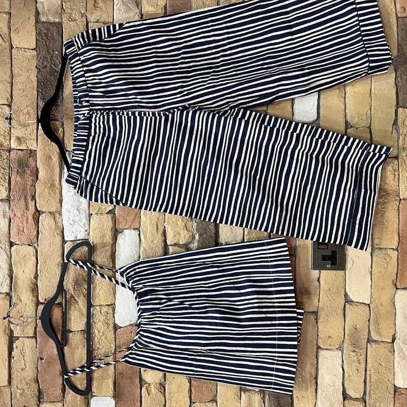 Stripe Cami with 3/4 Bottoms