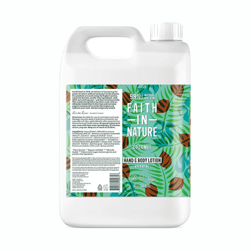 Faith in Nature Coconut 5ltr Hand & Body Lotion