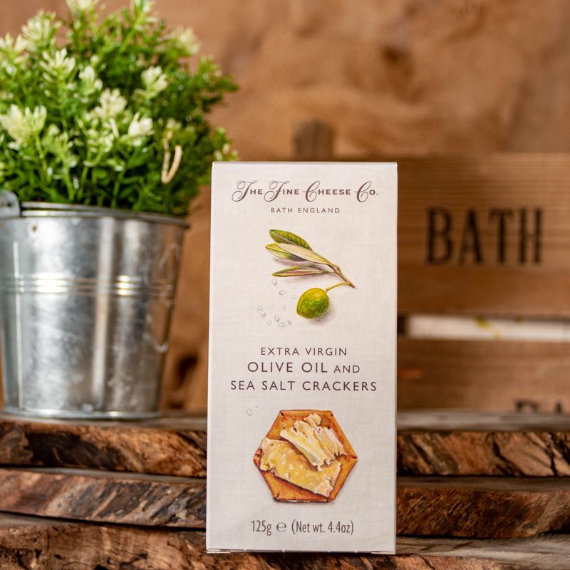 Extra Virgin Olive Oil And Sea Salt Crackers – Fine Cheese Co.