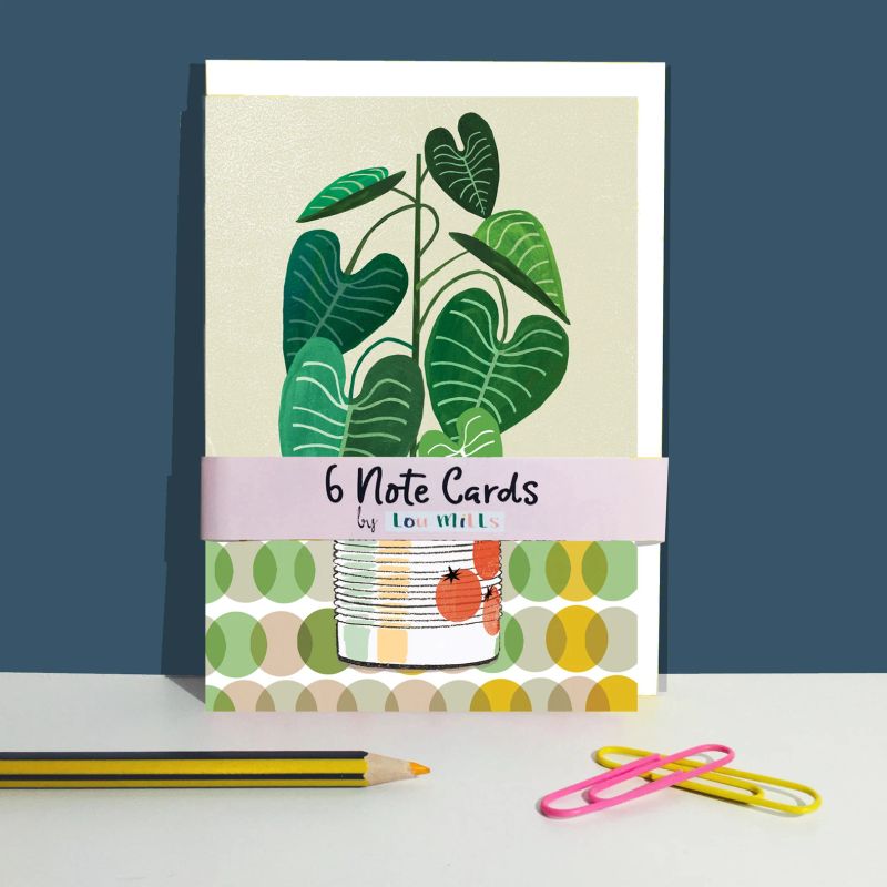 Pack of 6 Philodendron Note Cards