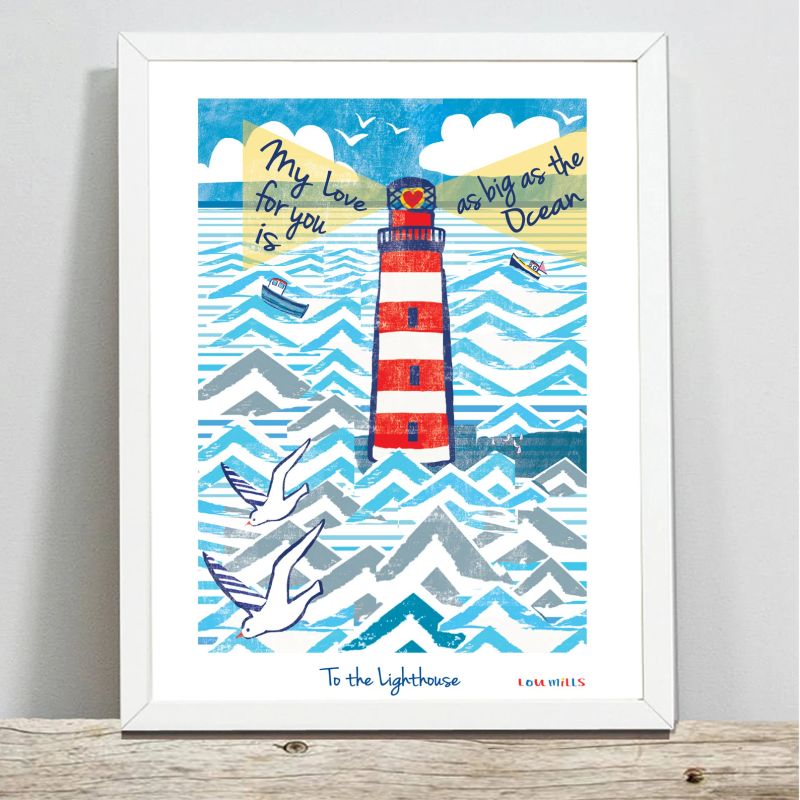 To The Lighthouse Print
