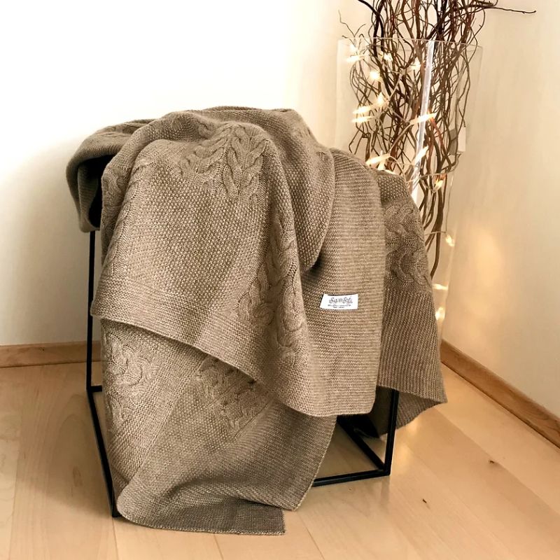 The Wish Throw - Natural Cashmere