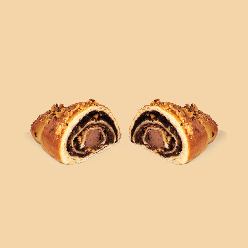 Chocolate & hazelnut spirale