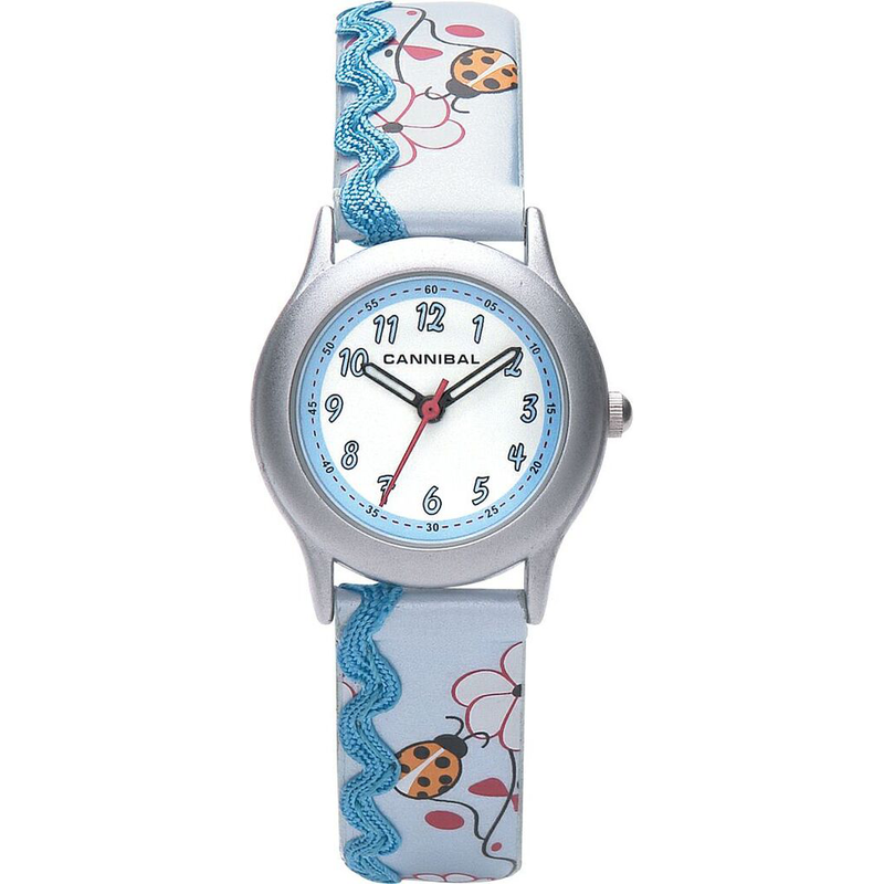 Cannibal Watch with Ladybird Design Blue Strap