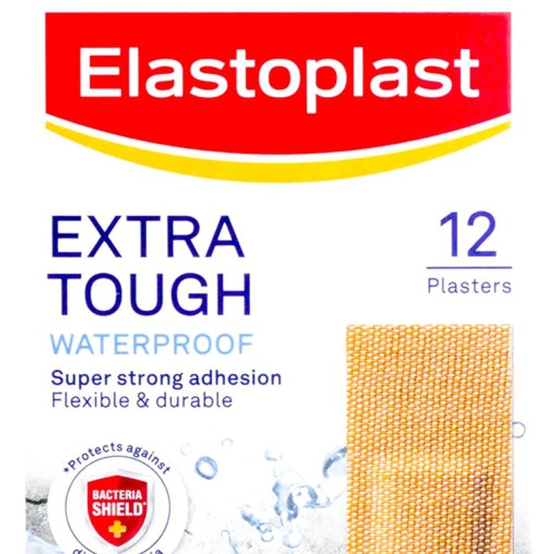 Extra Tough Waterproof 12 plasters