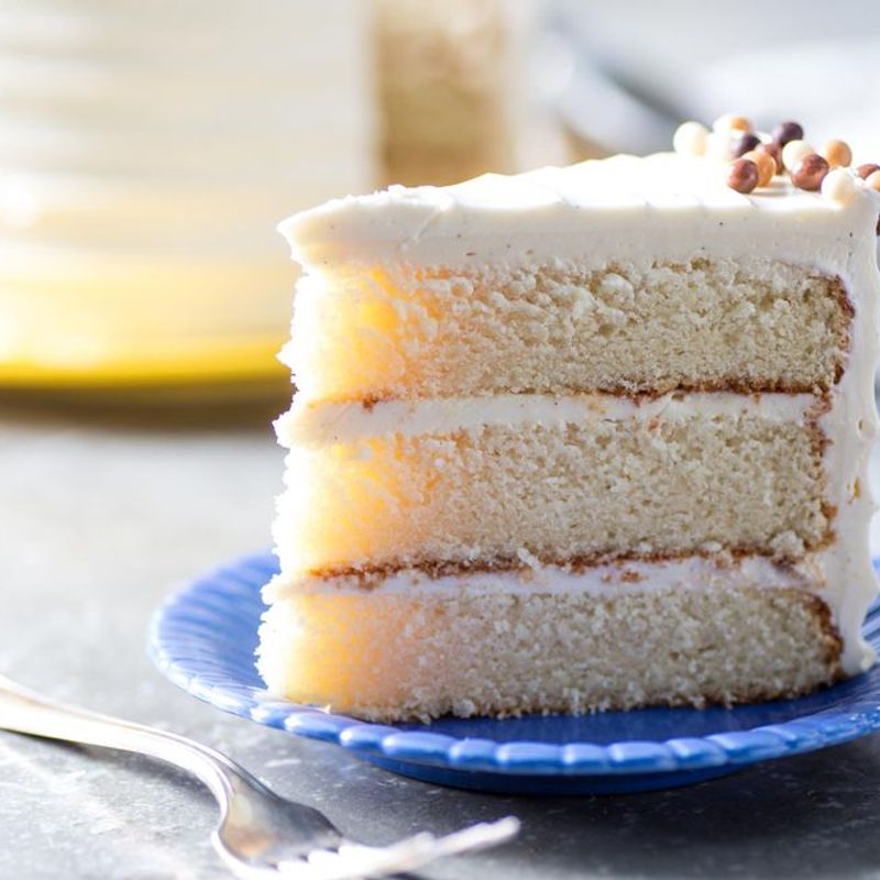 Vanilla Cake slice